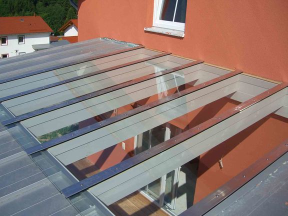 Wintergarten - Dachverglasung Glaserei Hoferichter
